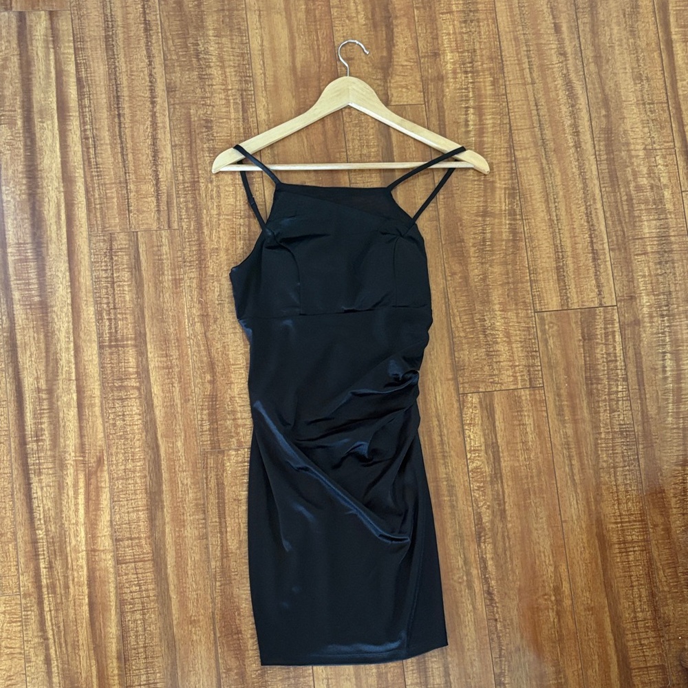 Emerald Sundae Sleek Black Mini Dress